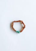 Raw Cognac Baltic Amber + Raw Amazonite || Adult Bracelet