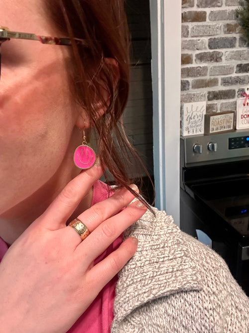 Adorable Smiley Earrings