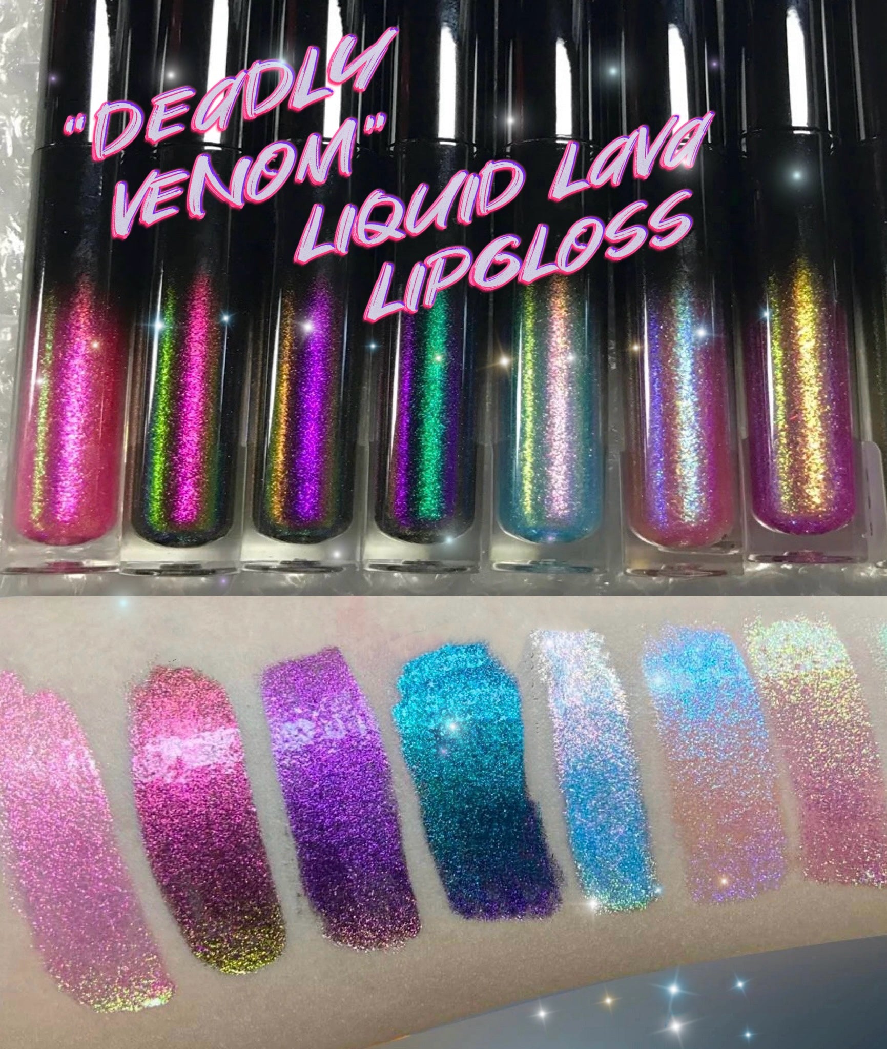 “DEADLY VENOM” DUOCHROME Liquid Lava LipGloss