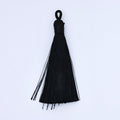 83mm Black Tassel Bail Drop Keychain Accessories Fringe Jewelry | Z1494 - Z1496
