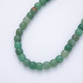 9.5mm Aventurine, Citrine, Moss Agate Square Bead Natural Gemstone Strand Finding | WA-3923 ~ WA-3925