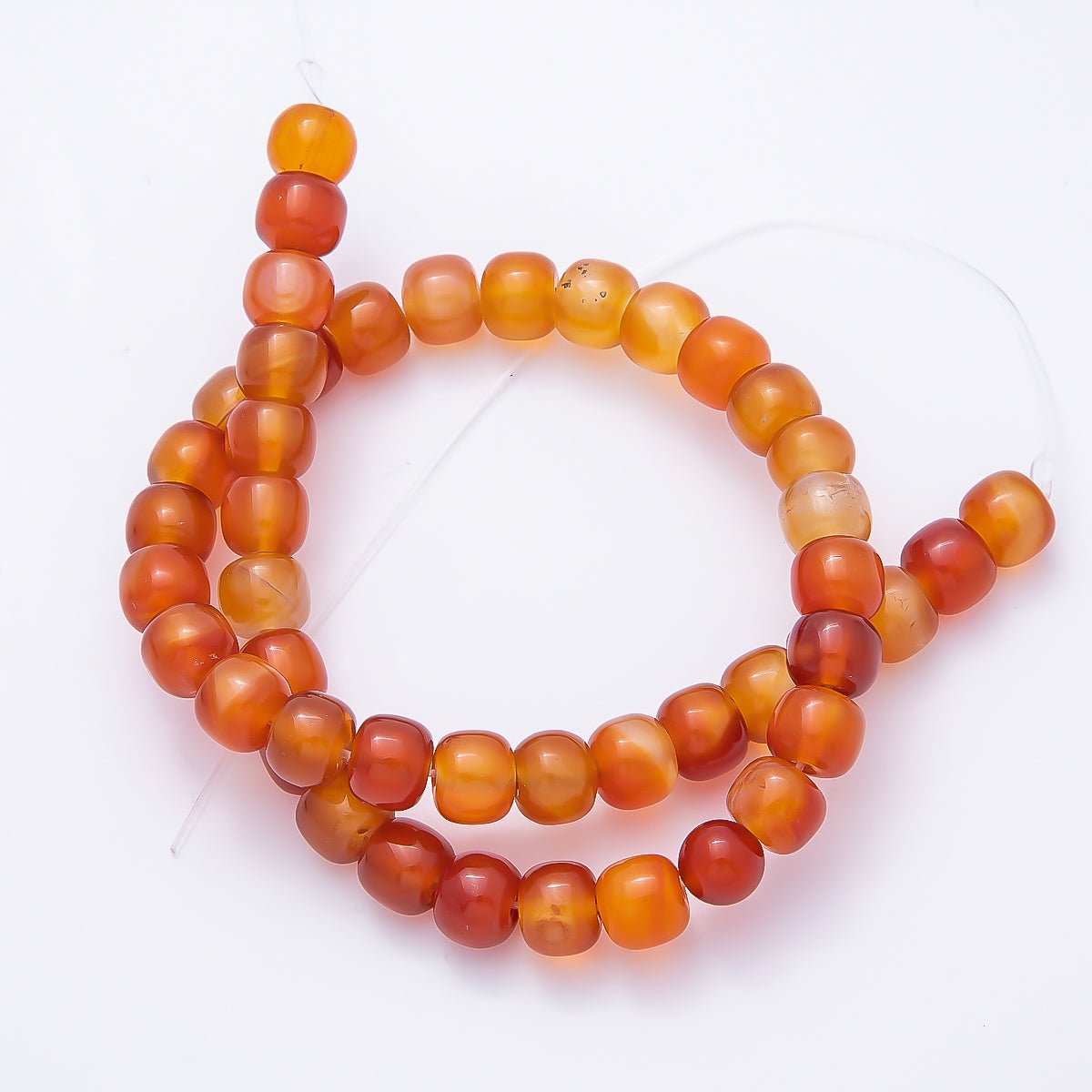 9.5mm x 7.5mm Yellow Citrine, Orange Citrine, White Quartz, Aventurine Nero Marquina Natural Gemstone Wide Rondelle Bead Strand Finding | WA-04772 ~ WA-04775