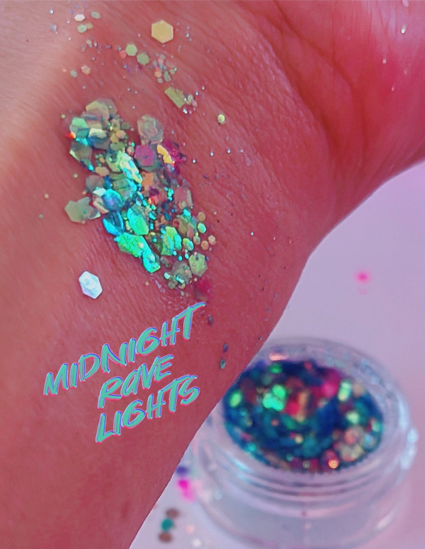 MIDNIGHT RAVE LIGHTS Chunky Festival Glamdoll Glitter
