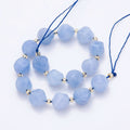 9mm Natural Gemstone Round Multifaceted Beads Strand Finding | WA-04760 ~ WA-04770