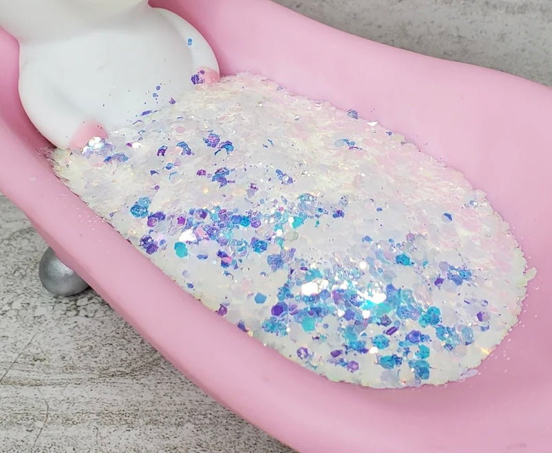 UNICORN RAVE (Ice Blue) Chunky Iridescent Glamdoll Glitter