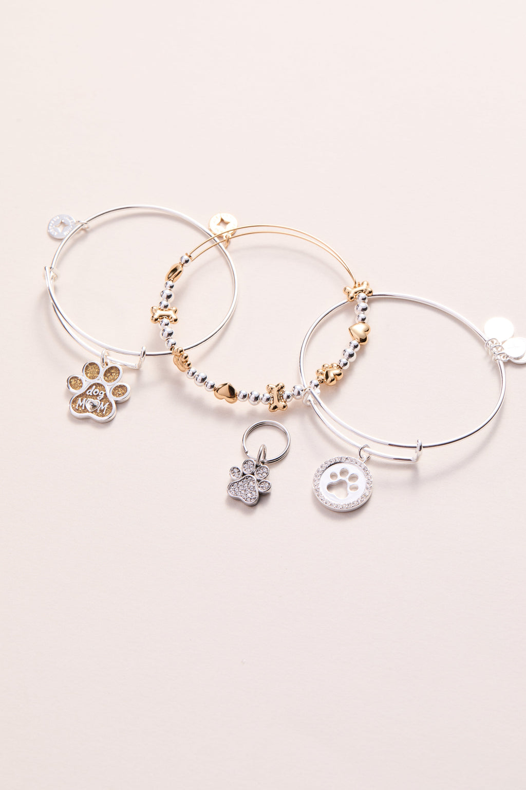Dog Mom Charm Bangle