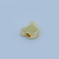 24K Gold Filled 5mm Minimalist Mouse Mini Bead by 20 Pieces | B079
