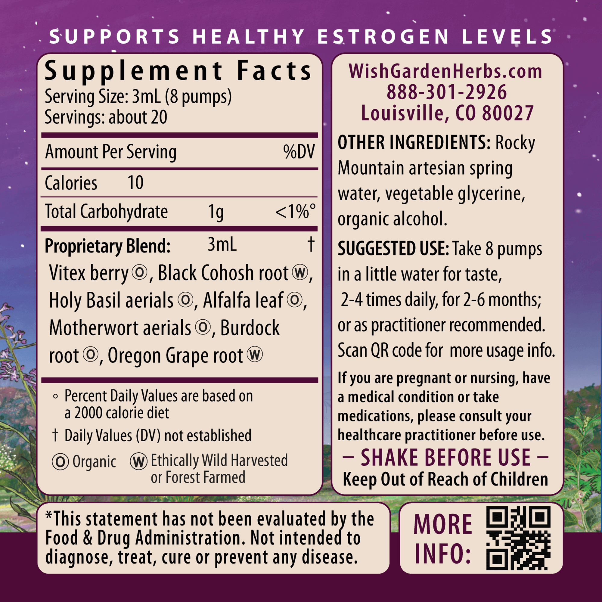 Cycle Vitality 1, Follicular Phase - Estrogen Support