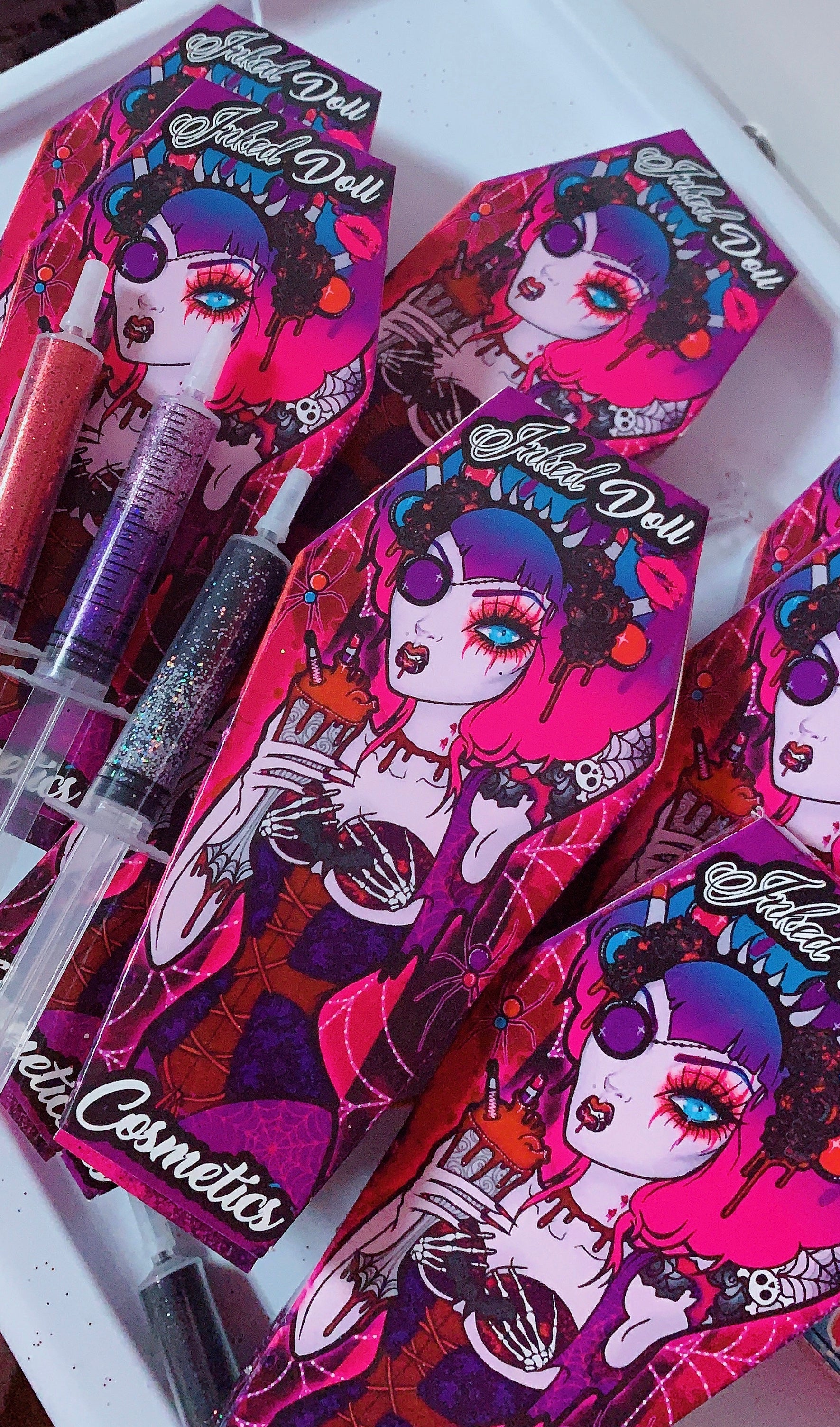 Spooktacular *GLITTER SYRINGE* Coffin Collection
