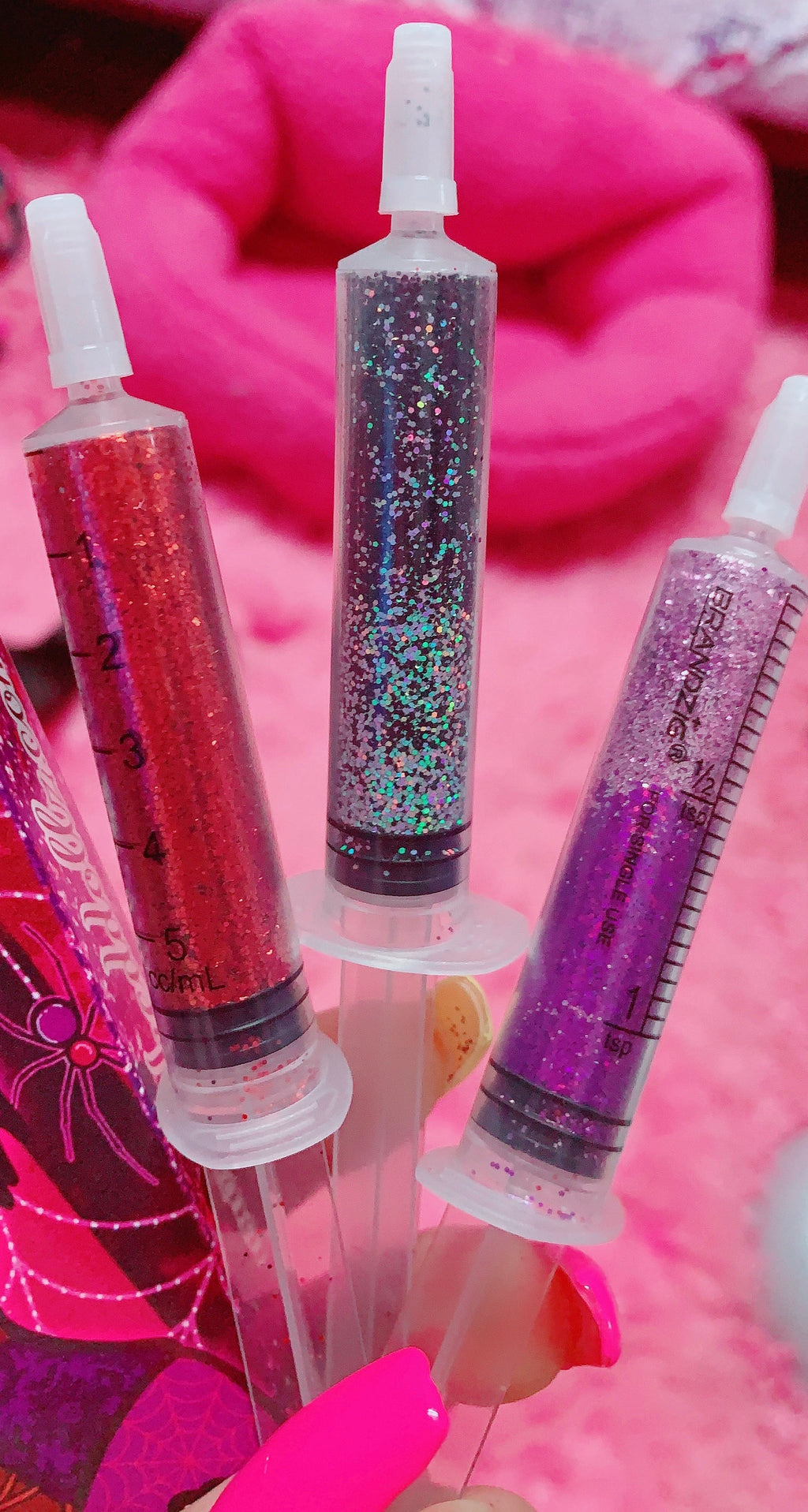 Spooktacular *GLITTER SYRINGE* Coffin Collection