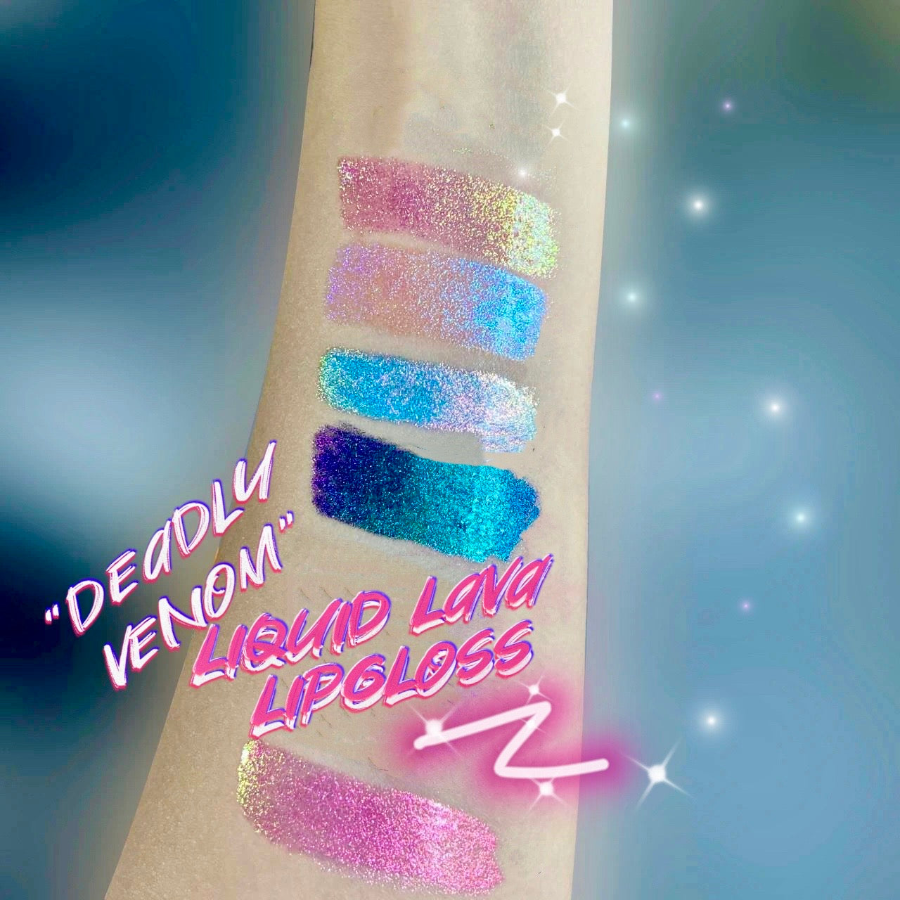 “DEADLY VENOM” DUOCHROME Liquid Lava LipGloss