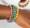 Ugandan Paper Bead Bracelet Set