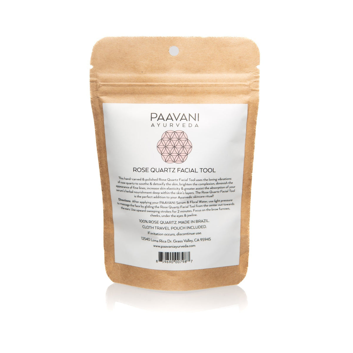 Rose Quartz Ayurvedic Facial Massage Tool