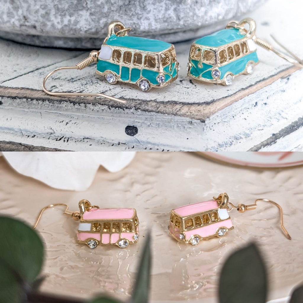 Adorable Vintage Van Earrings