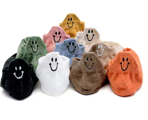 Adorable 10 Pair Smiley Socks