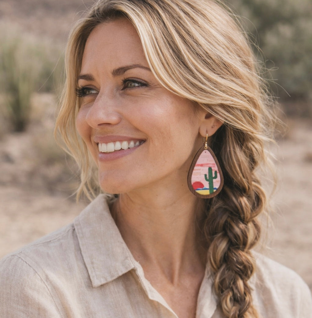 Gorgeous Desert Sunrise Earrings