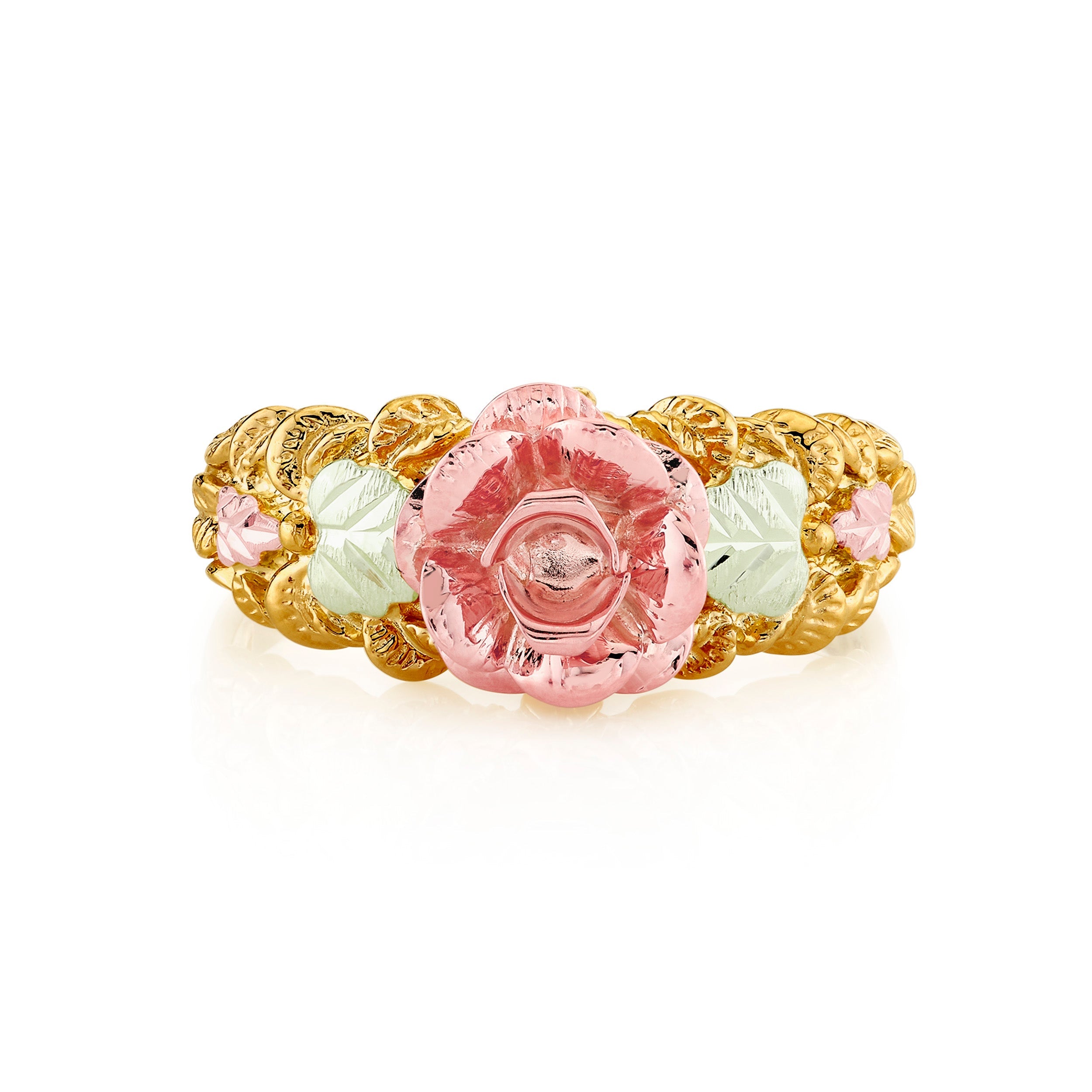 Intricate Rose - Black Hills Gold Ladies Ring