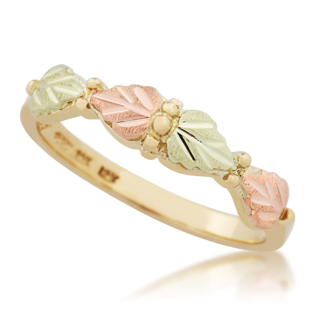 Four Leaves - Black Hills Gold Ladies Ring