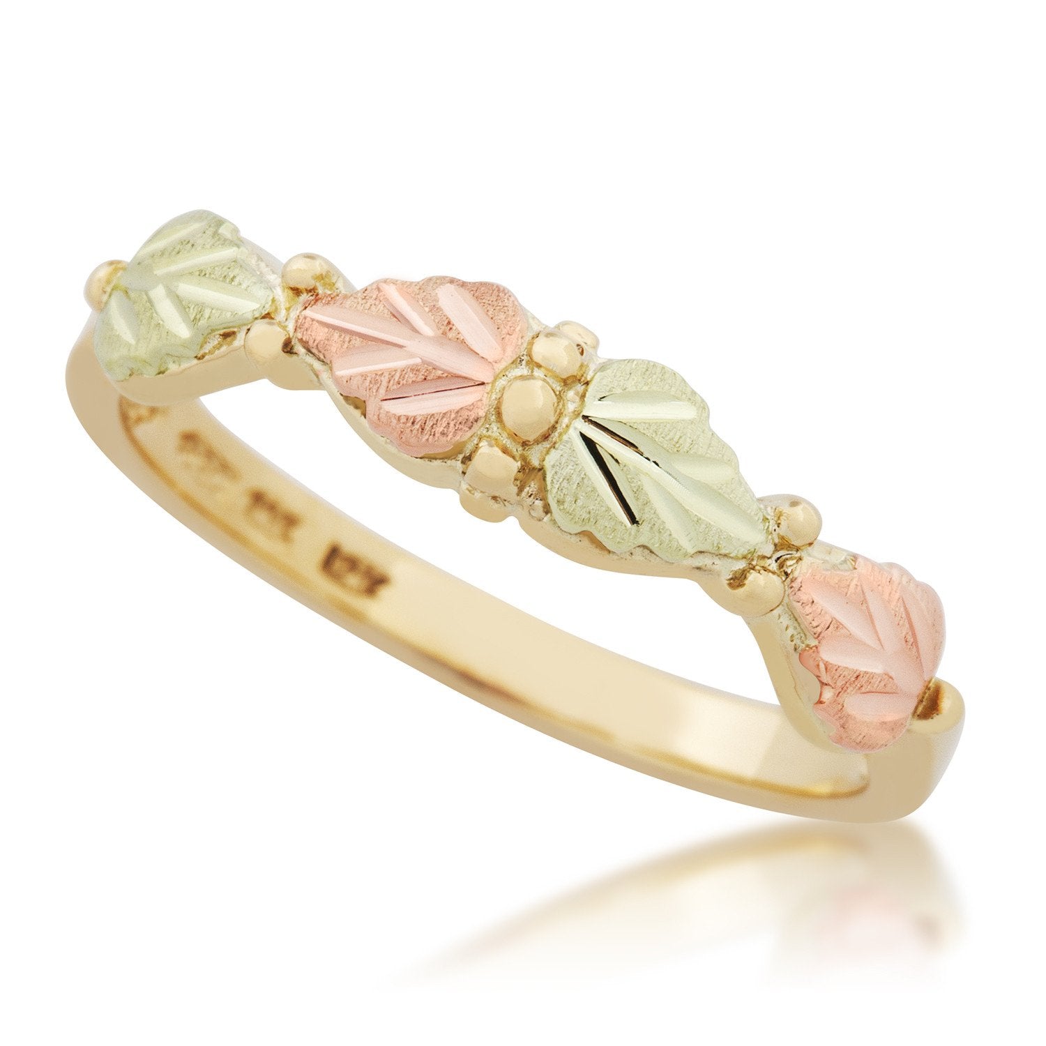 Four Leaves - Black Hills Gold Ladies Ring