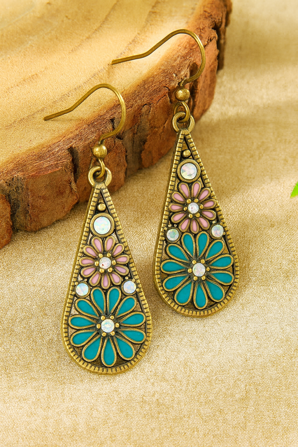 Beautiful Colorful Drop Earrings - Several Colors