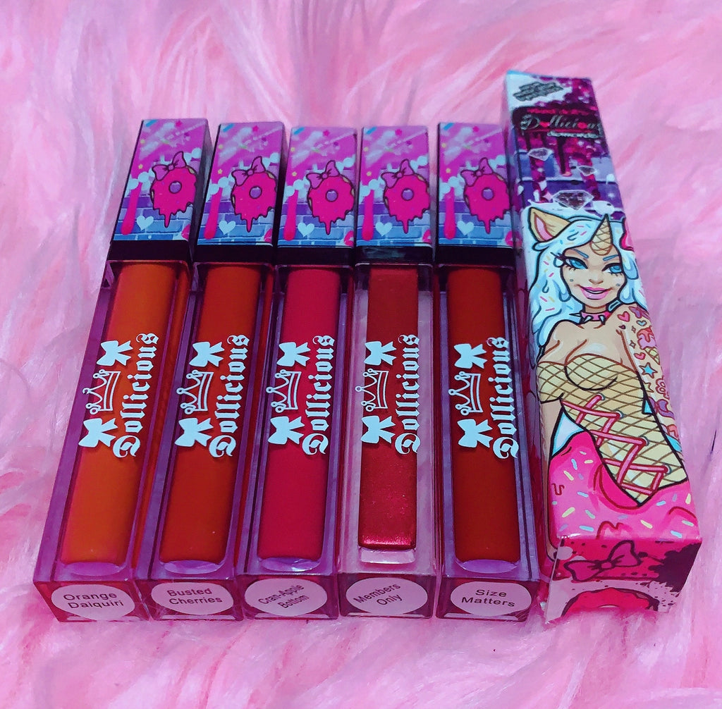 THE "REDS!!" DOLLICIOUS MATTE VEGAN LIQUID LIPSTICK