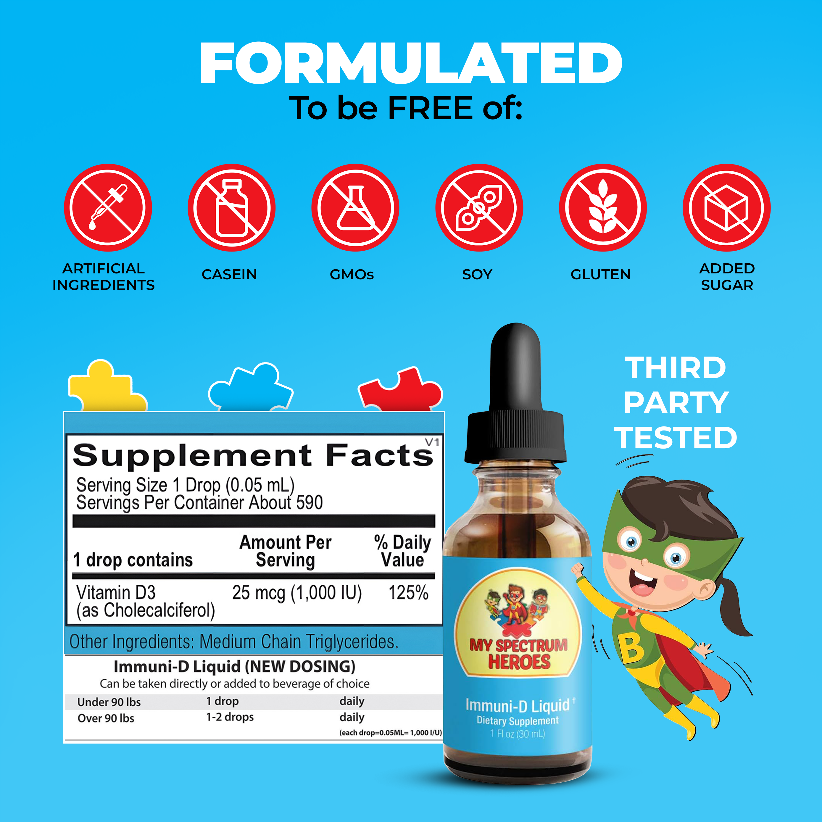 Immuni-D Liquid – Vitamin D Supplement for Daily Wellness