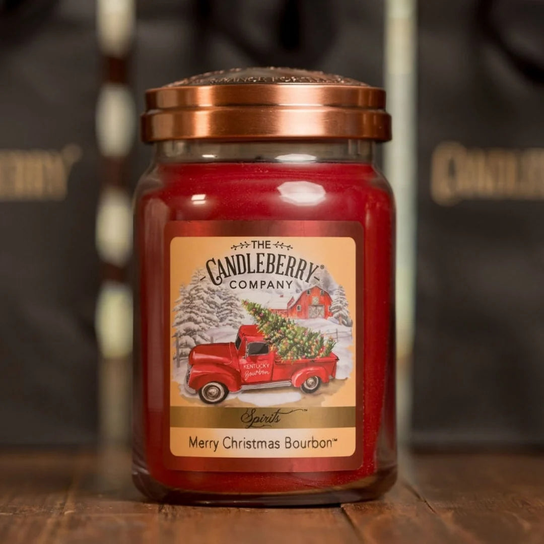 SPIRITS - Merry Christmas Bourbon™, Large Jar Candle (Collective)