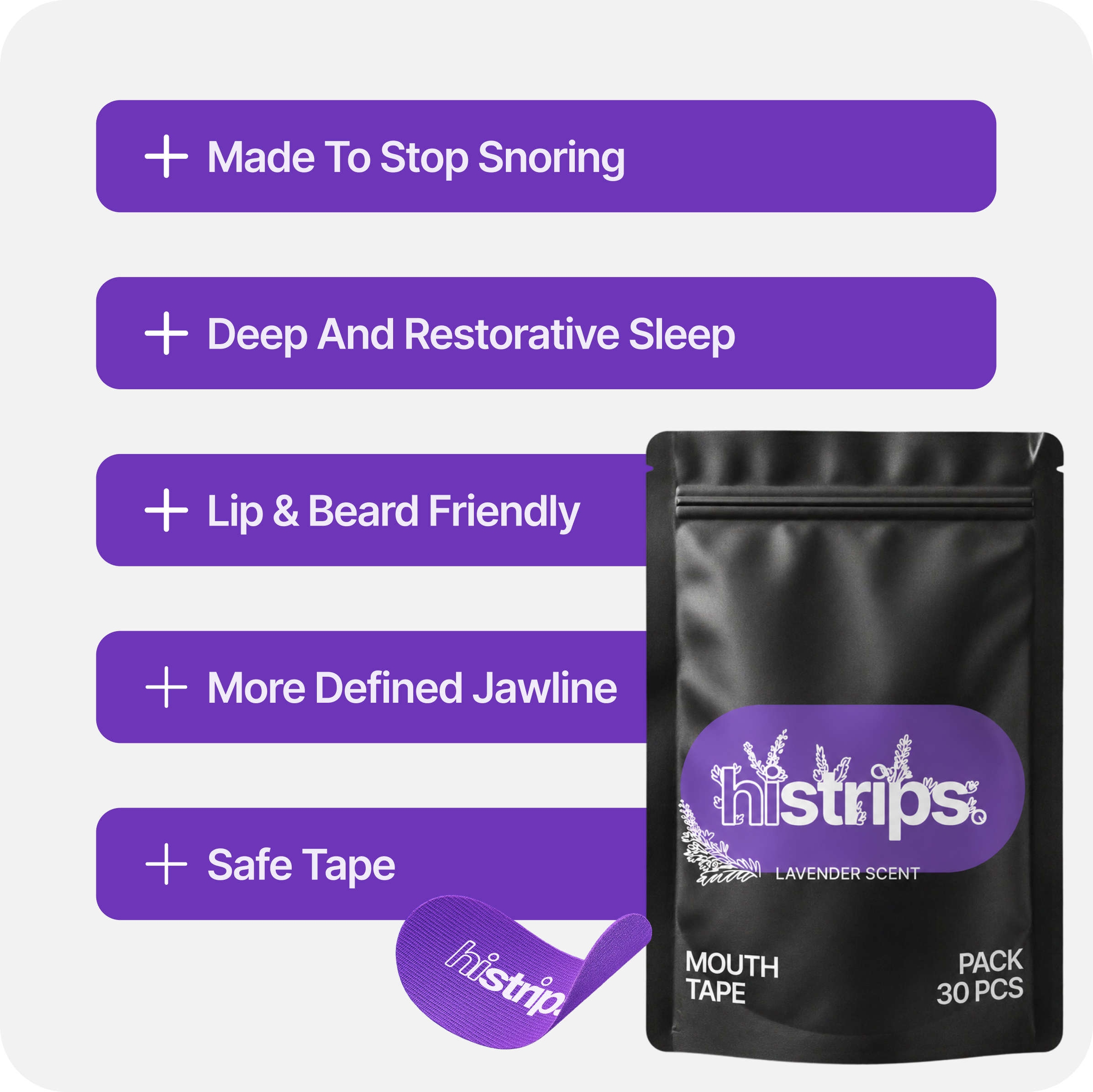 Lavender Mouth Tape
