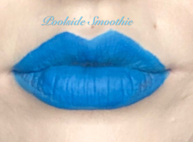 The "BLUES/GREEN!!" DOLLICIOUS MATTE Vegan Liquid Lipstick
