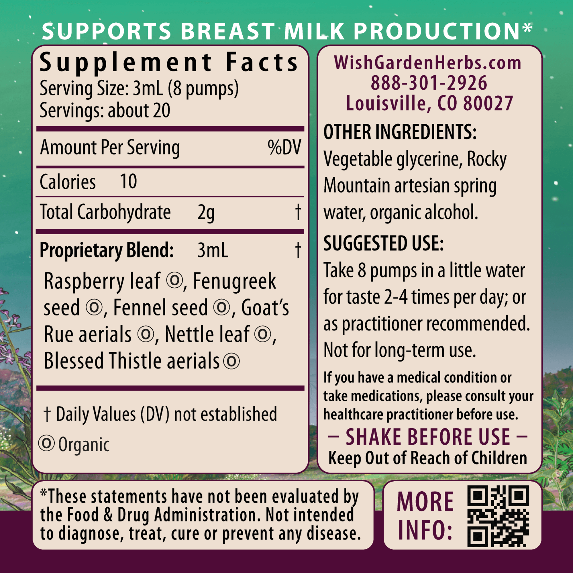 Milk Rich, Supply Booster