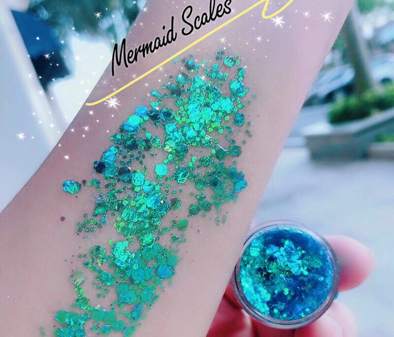MERMAID SCALES Mermaid Jelly (Face/Body/Gel) Glitter Gel