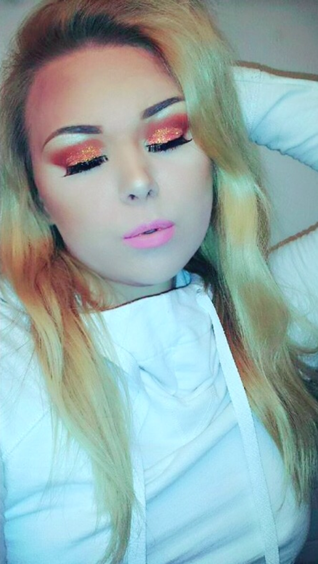 NEON SHERBERT *UV* Iridescent (Orange) Glamdoll Glitter