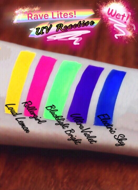 LOUD LEMON "Rave Lites" (BLACKLITE UV REACTIVE POWDERS)