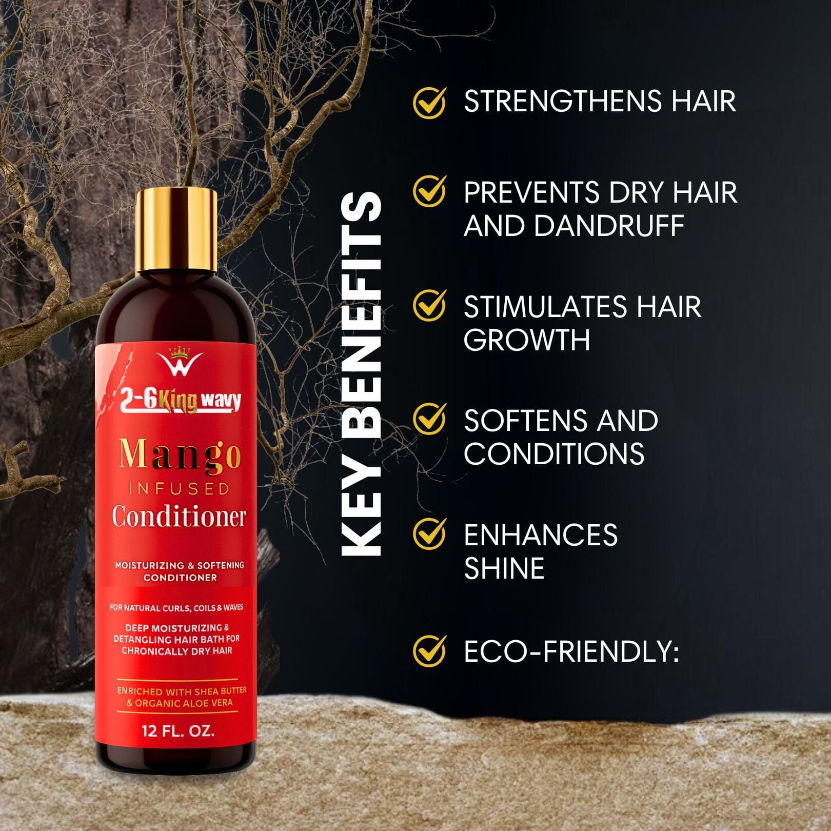 Infused Mango Conditioner (12 FL OZ)  Premium Quality