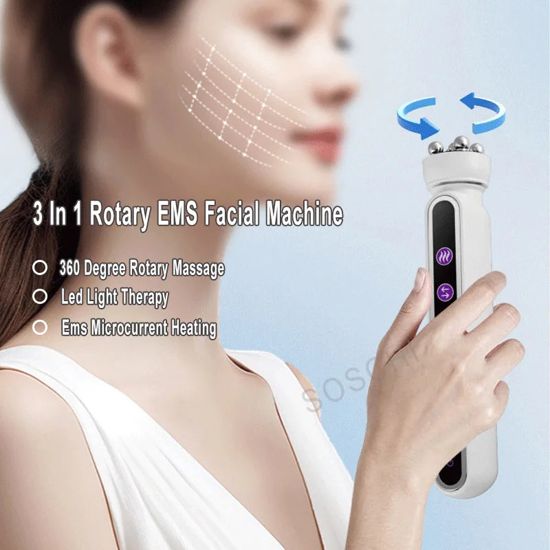 EMS, RF & Cryo Multi-Function Facial Device
