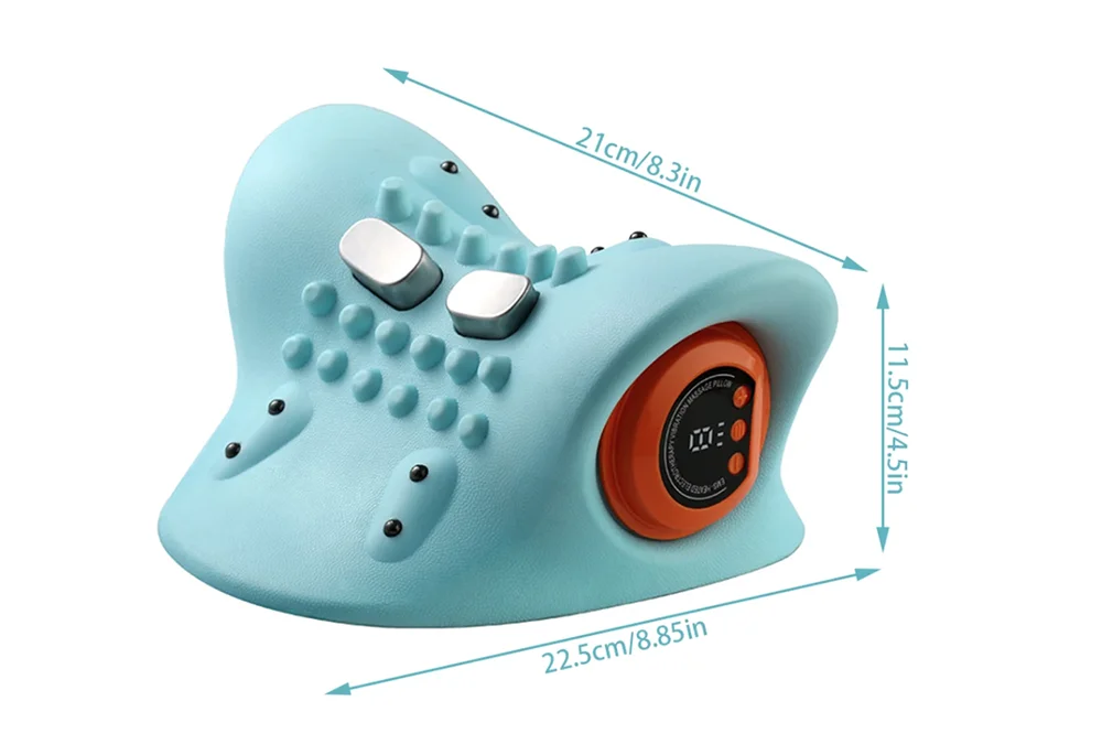 EMS Wireless Neck Massager with Remote Control