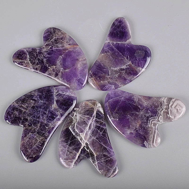 Amethyst Crystal Gua Sha & Massage Roller