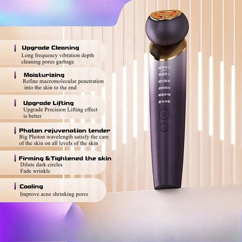 EMS, Cryo & LED Facial Lifting Device