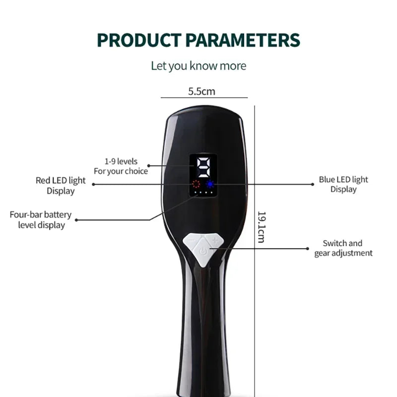 Vibration Scalp Massage Comb — Relaxing Scalp Care