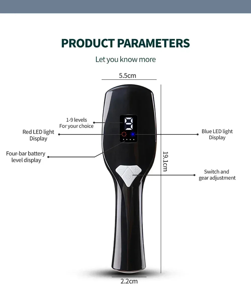 Vibration Scalp Massage Comb — Relaxing Scalp Care