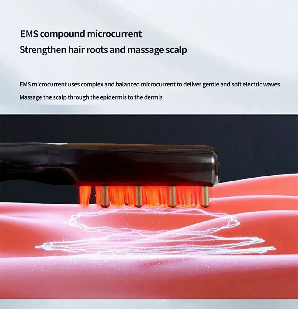 Vibration Scalp Massage Comb — Relaxing Scalp Care