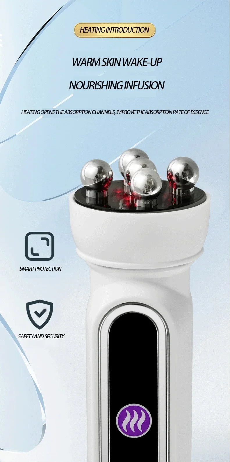 EMS, RF & Cryo Multi-Function Facial Device