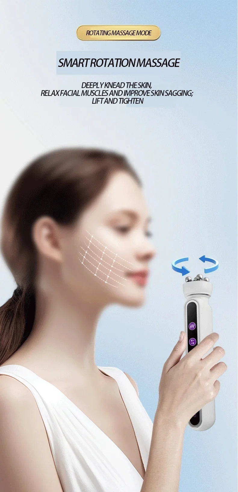 EMS, RF & Cryo Multi-Function Facial Device