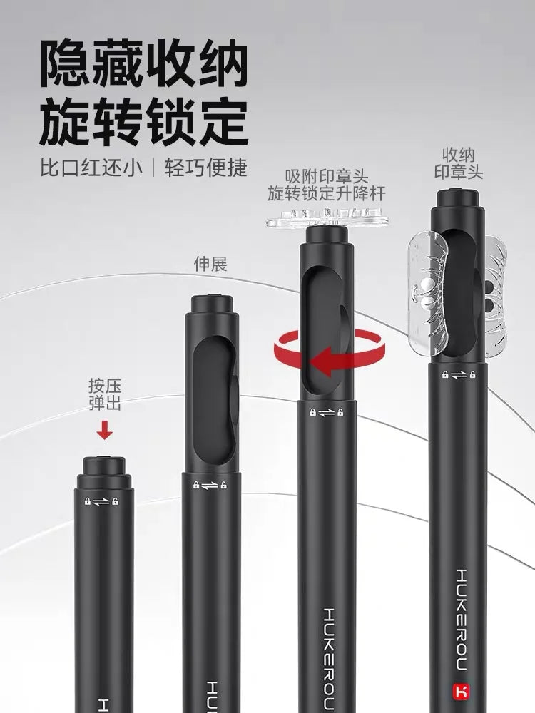 4-Style Waterproof Eyeliner Stamp Pen