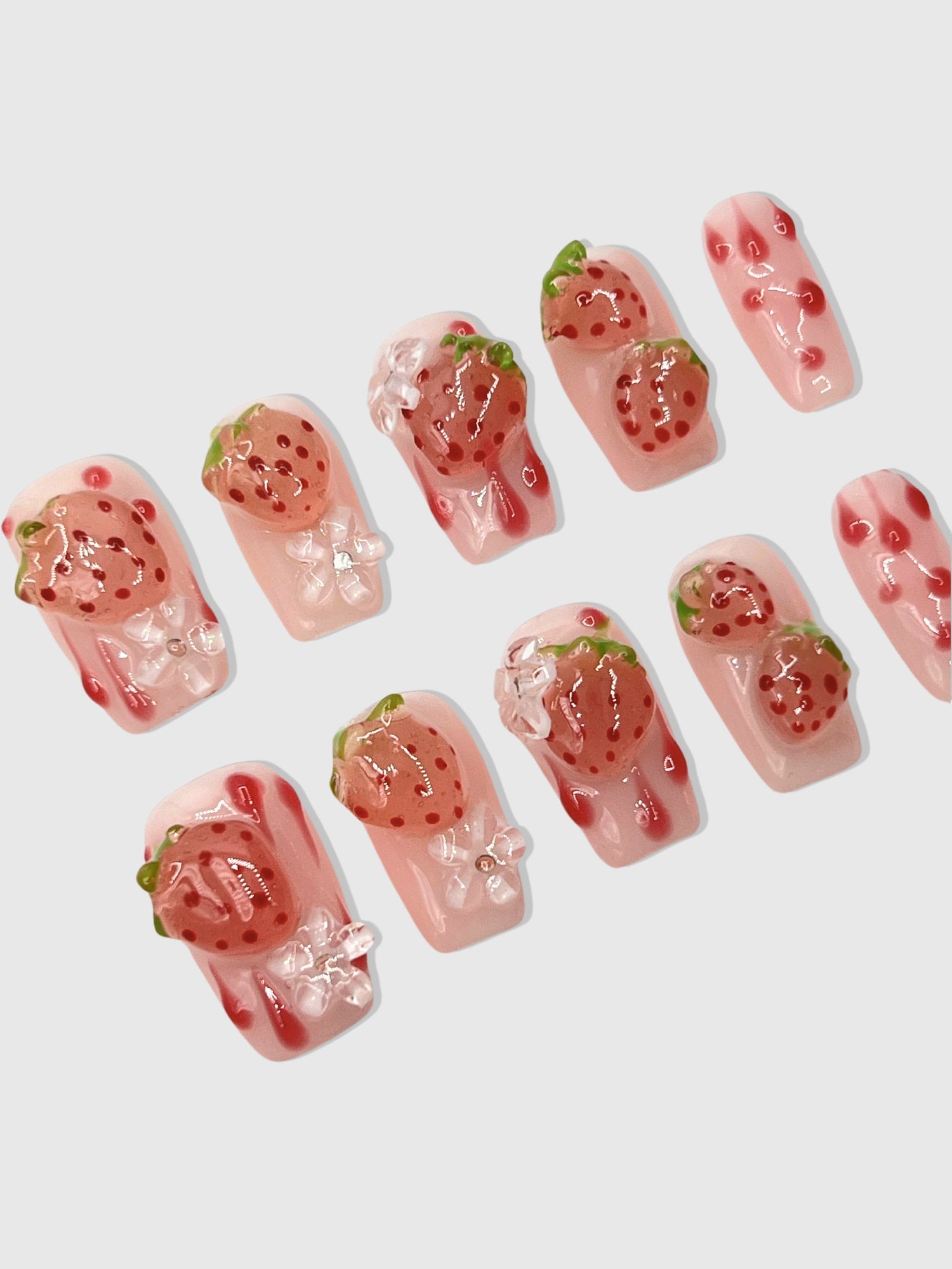 Strawberry Shortcake Press On Nails