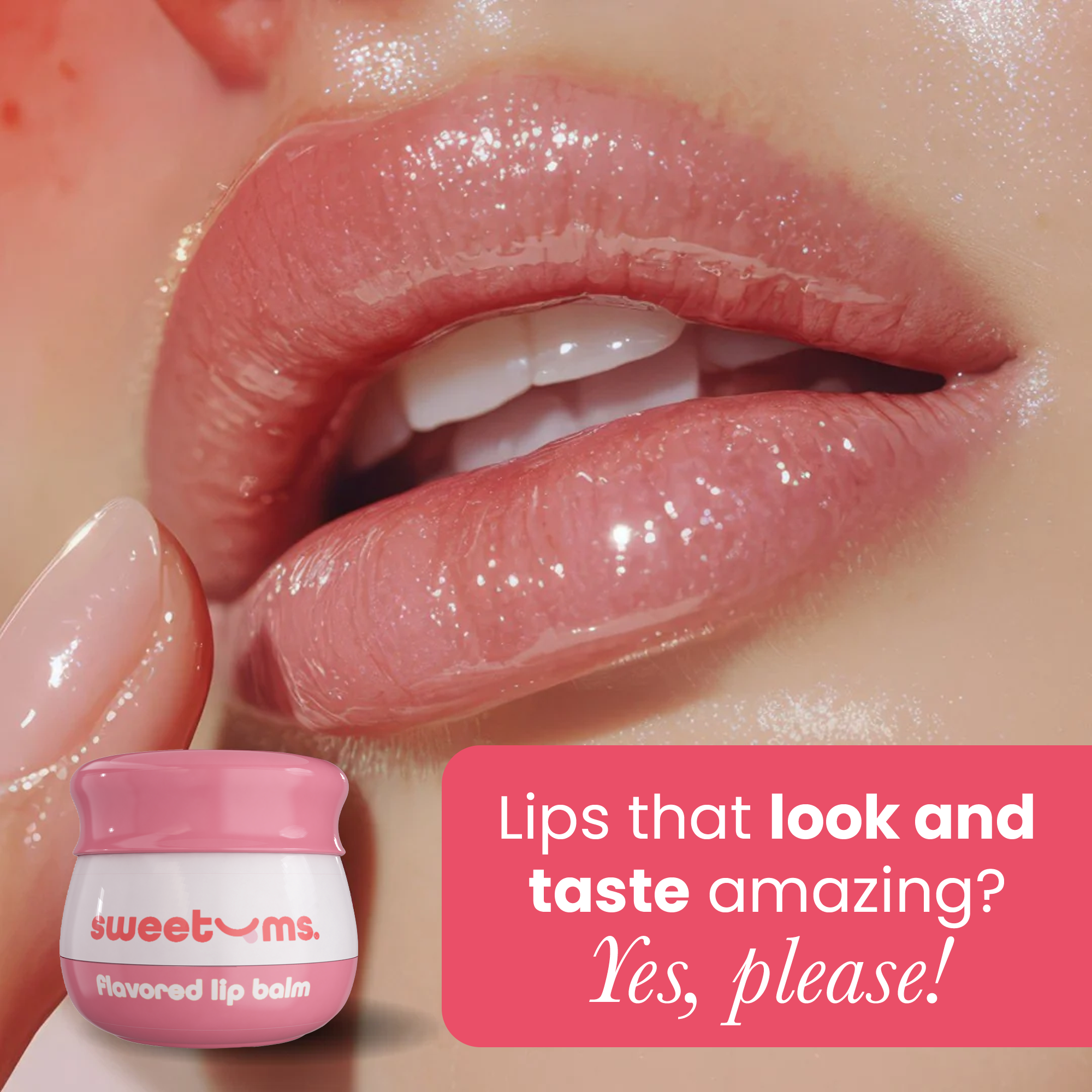 Sweetums Sweet Rose Flavored Lip Balm
