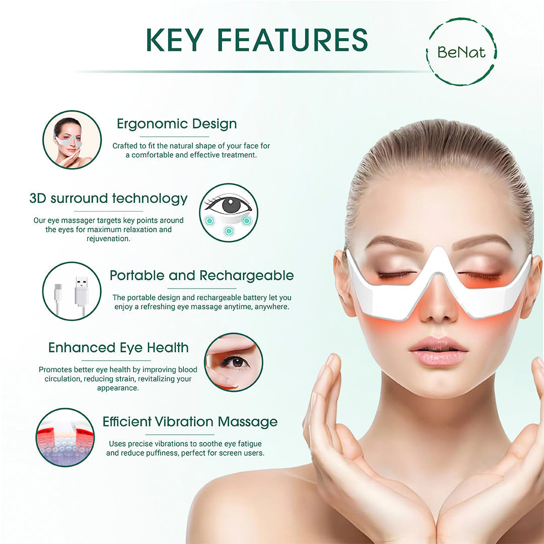 Under Eye Red Light Therapy Massager