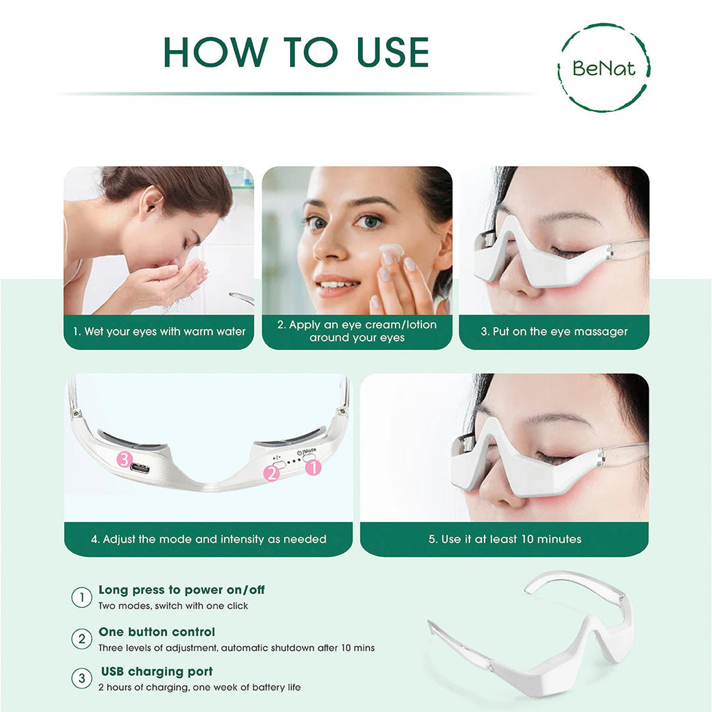 Under Eye Red Light Therapy Massager