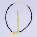 24K Gold Filled Shell Pearl Multifaceted Natural Gemstone Bead 8.66 Inch Bracelet Anklet w. Extender | WA-03718 ~ WA-03740