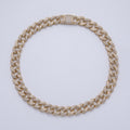 14K Gold Filled 15.3mm Micro Paved CZ Miami Cuban Curb Chain 20 Inch Necklace Iced Statement Jewelry WA-4089